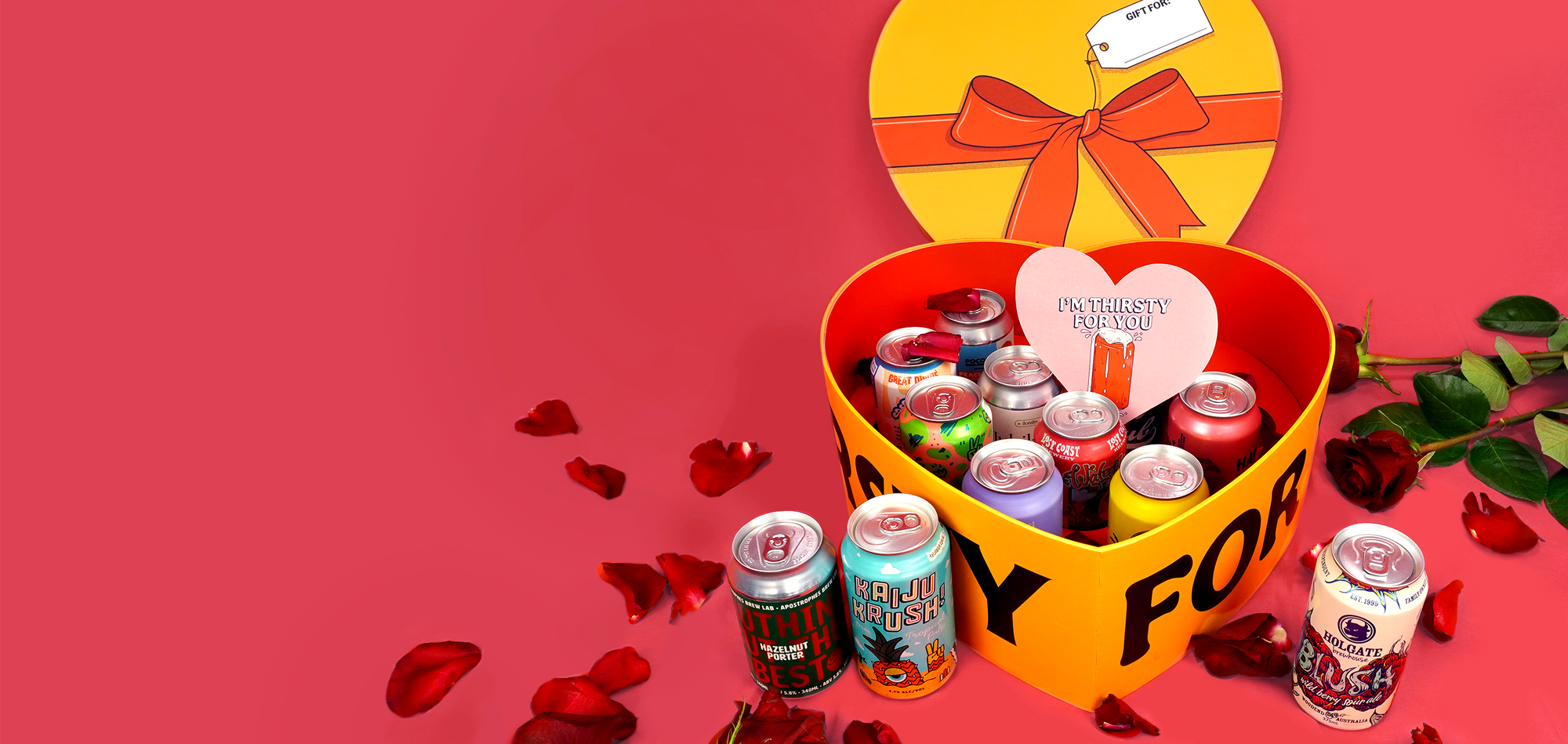 Thirsty 'Thirsty For You' Anniversary Day Gift Box