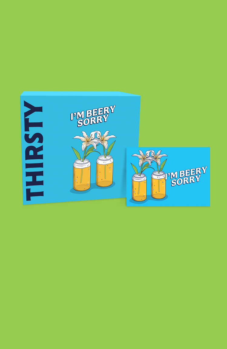 I'm Beery Sorry Gift Card & Gift Wrap