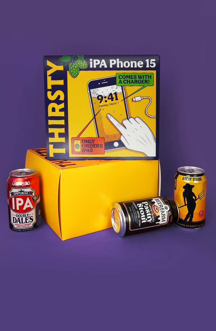 Thirsty 'iPA iPhone15' Prank Gift Box
