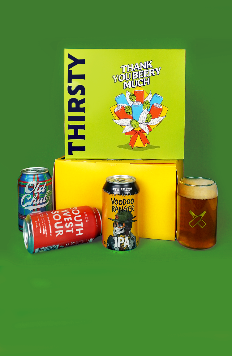 Thirsty 'Thank You Beery Much' Gift Box