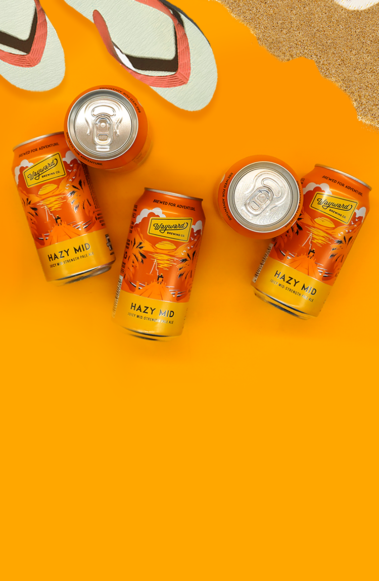 Wayward Hazy Mid-Strength Pale Ale