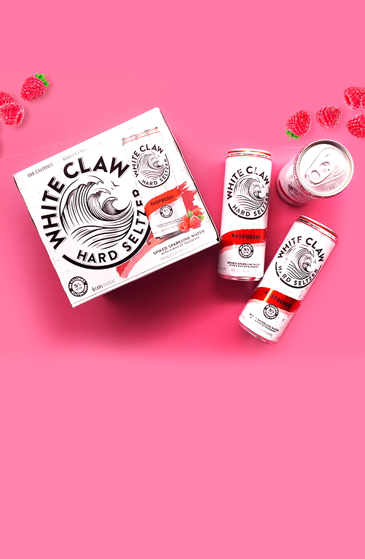 White Claw Raspberry Hard Seltzer