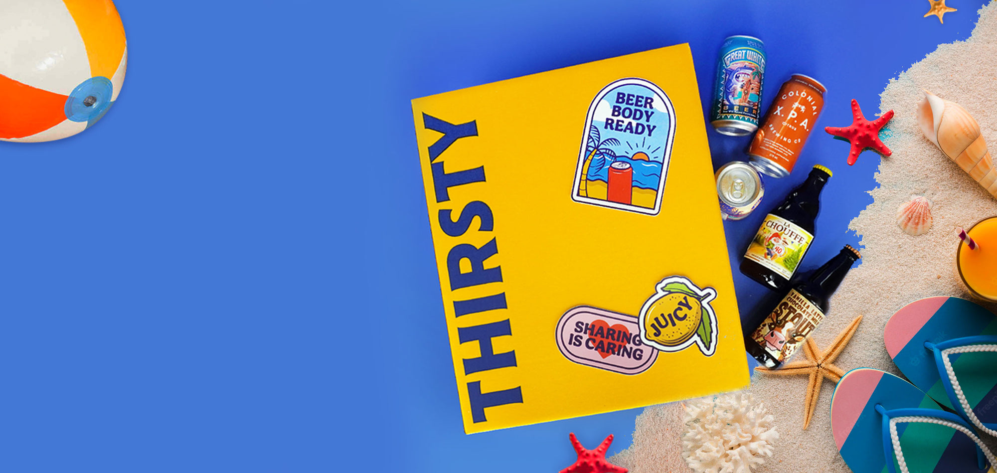 Thirsty 'Beer Body Ready' Beach Party Box