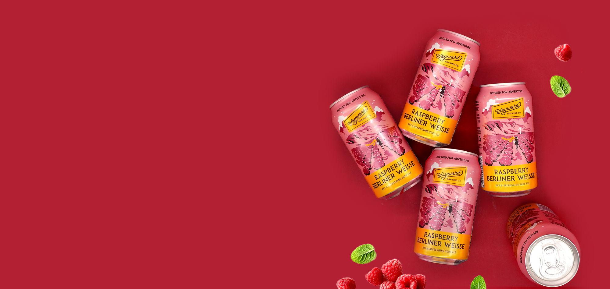 Wayward Raspberry Gluten-Reduced Berliner Weisse Sour Ale