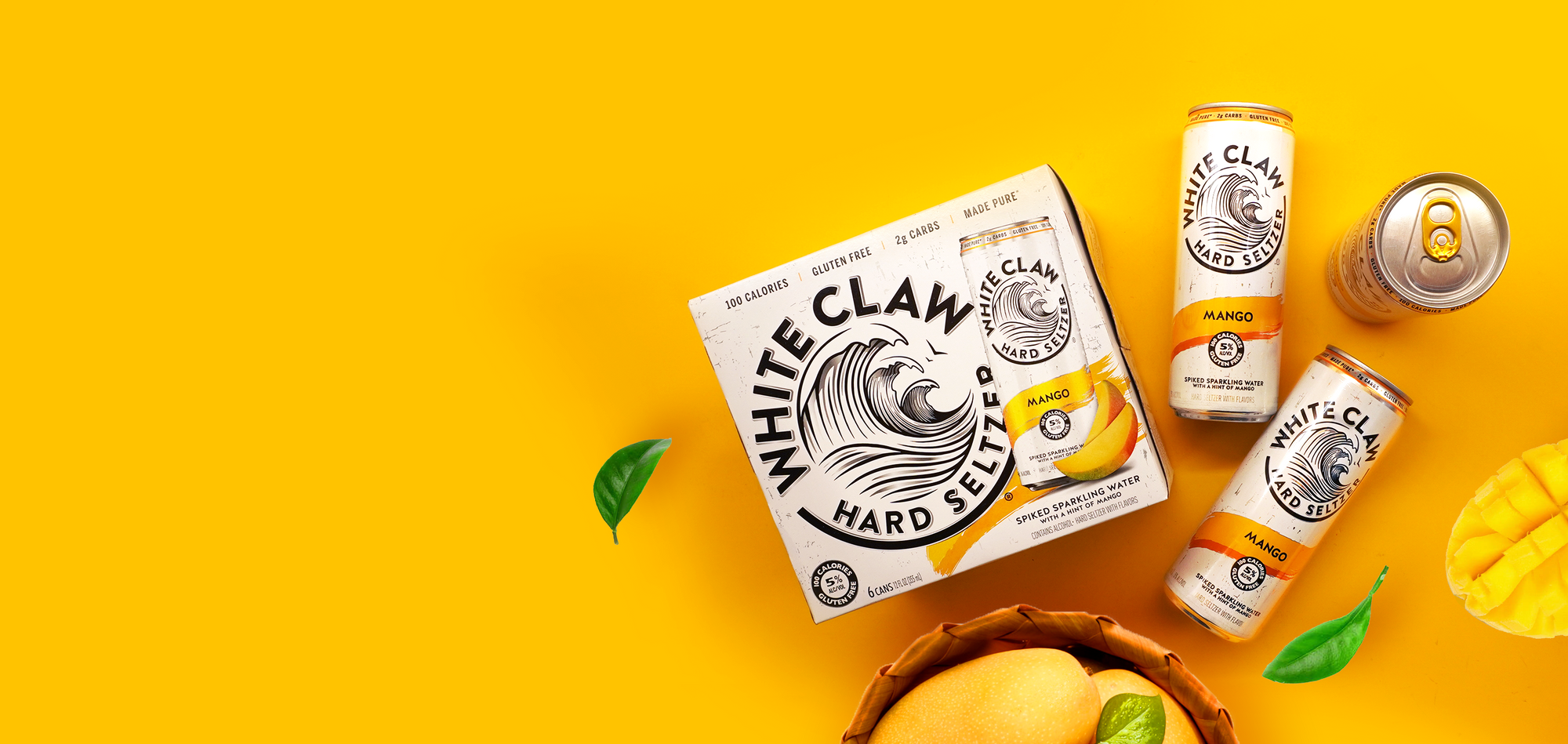 White Claw Mango Hard Seltzer