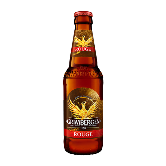 Grimbergen Rouge Belgian Fruit Beer with Strawberry, Cranberry & Elderberry