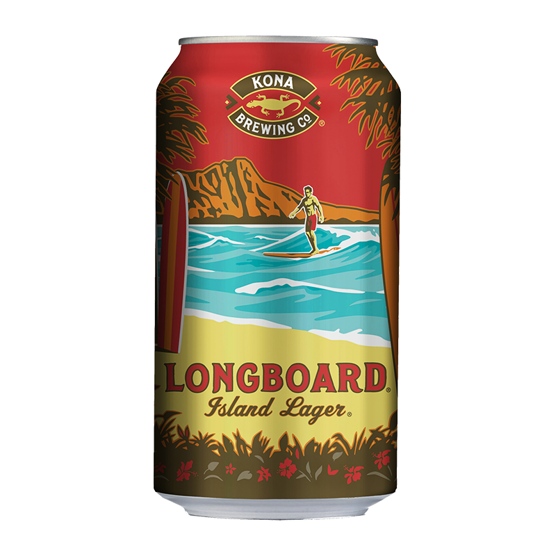 Kona Brewing LONGBOARD  Lager サイン Kona Brewing Co Longboard Lager