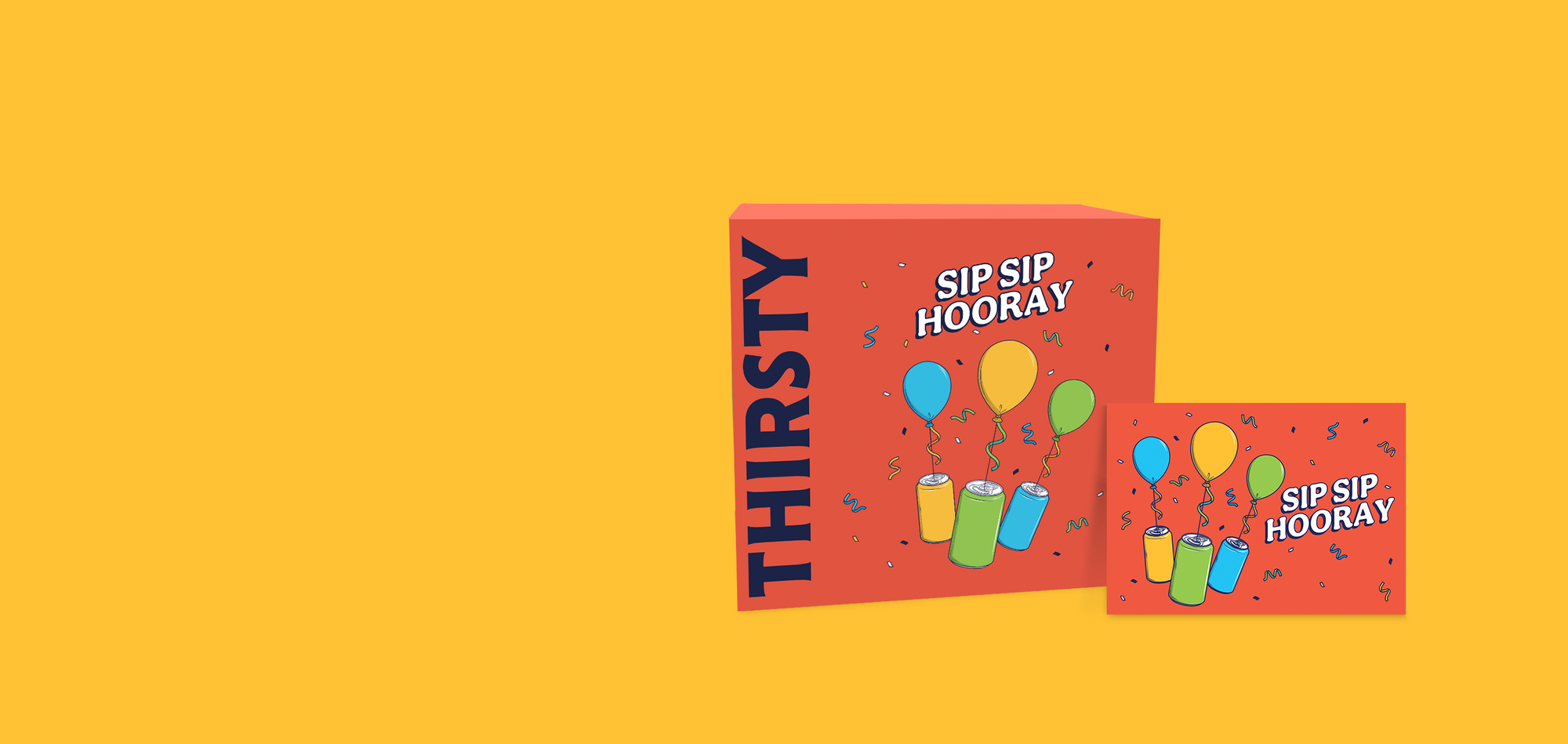 Sip Sip Hooray Gift Card & Gift Wrap
